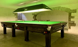 Huge cellars with billiards