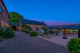 The courtyard is simply stunning day or night