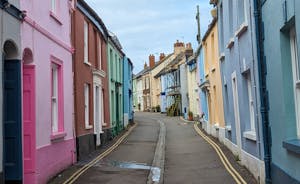 The pretty pastel houses of Appledore