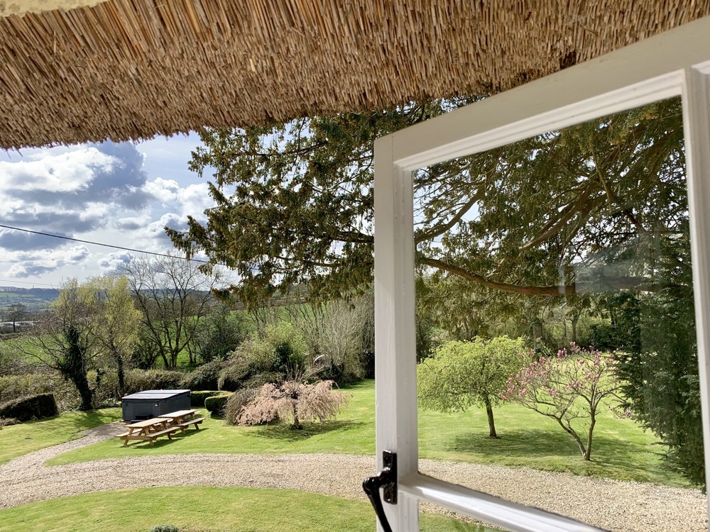 Thatched roof at Stonehayes