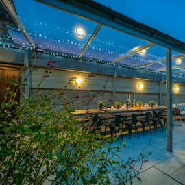 Dine on the Veranda under the stars Dine on the Veranda under the stars