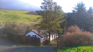 The view of the cottage from outside