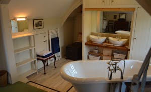 Integral Bath and Basins in Master Bedroom 