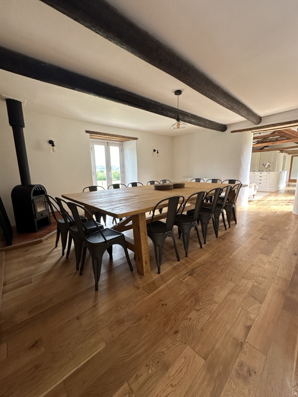 Dining table at Joulesbrook