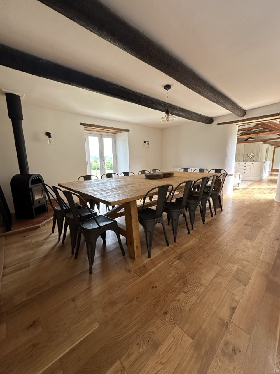 Dining table at Joulesbrook