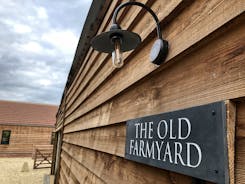 The Old Farmyard sign