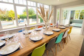 Sandfield House - Dine together in the light and airy orangery