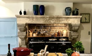 The AGA and central island make cooking easy and sociable