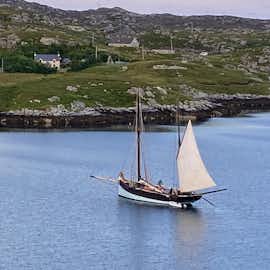 Scalpay North and South Harbours provide excellent anchorage and shelter to yachts of all sizes. Scalpay North and South Harbours provide excellent anchorage and shelter to yachts of all sizes.