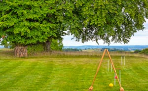Perys Hill - Have a family game of croquet, the spectacular countryside laid out before you