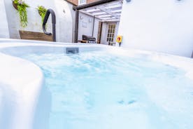 An image of the hot tub water at Forest House, an 11 bed whole house holiday let at Coleford  - www.bhhl.co.uk