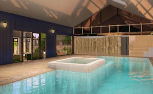 The Corn Crib - The stunning spa hall has a pool, hot tub and sauna (Computer Generated Image)