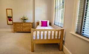 Sandfield House - Bedroom 5 is great for a family with a young child as there's an extra single bed