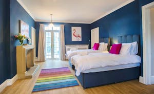 Sandfield House - Bedroom 6 is a ground floor room with its own shower room