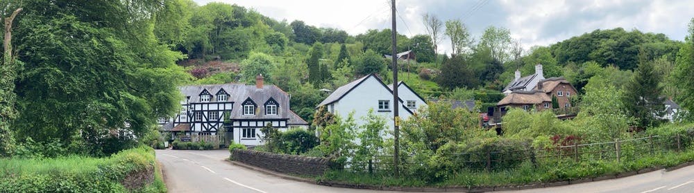 The village of Waterrow in Somerset