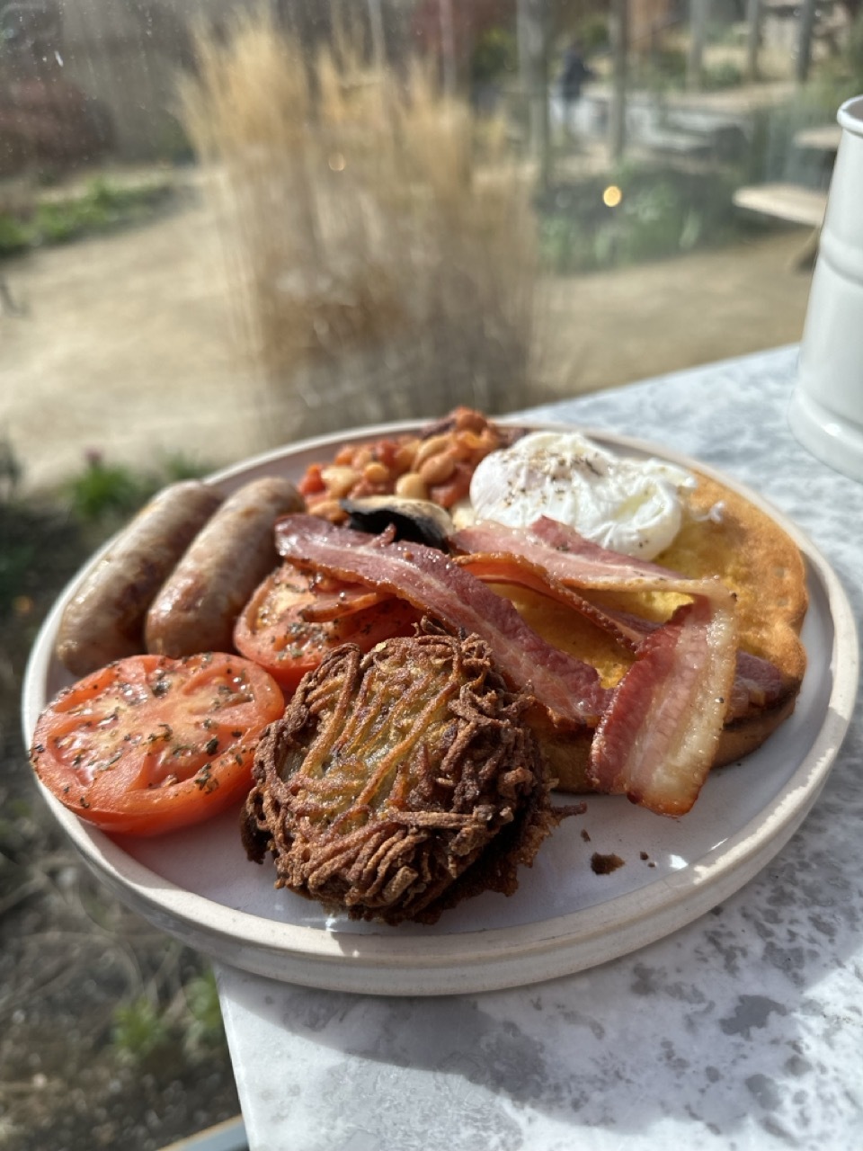 Tasty full english breakfast