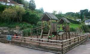 Safe enclosed paly at River Wye Lodge 12 bedroom self catering accommodation in the  Wye Valley  www.bhhl.co.uk
