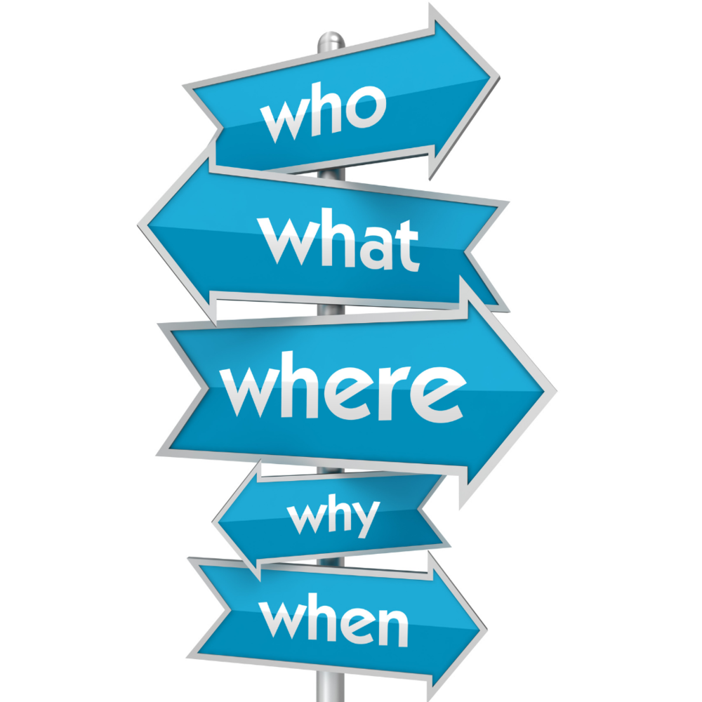 The 5 "W"s for general FAQs