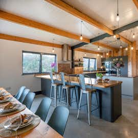 Hares Barton - To one end of the huge open plan living space there's a fully equipped kitchen Hares Barton - To one end of the huge open plan living space there's a fully equipped kitchen