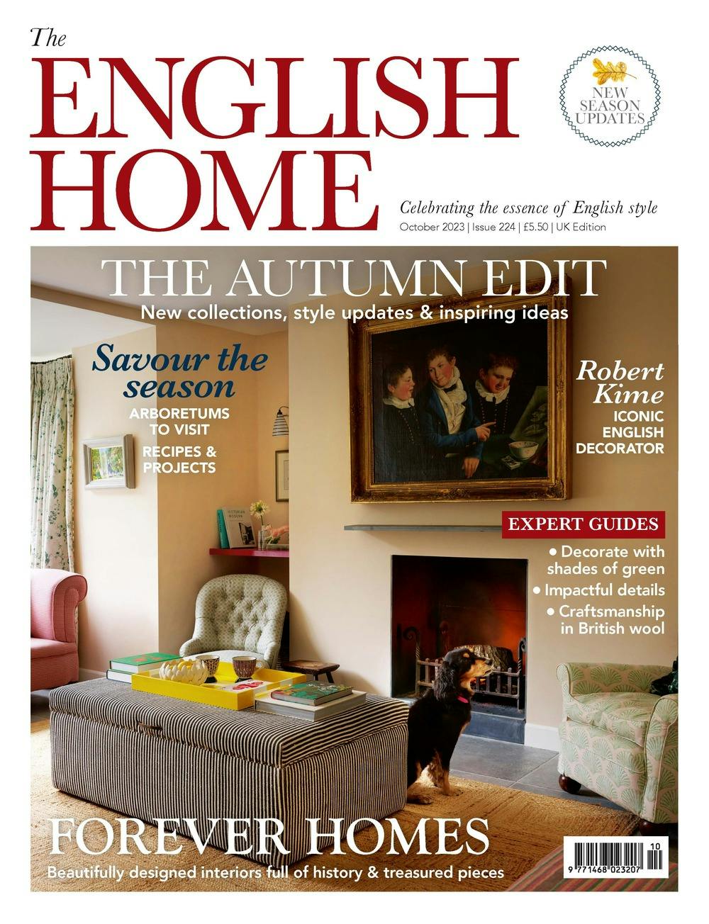 The English Home magazine front cover