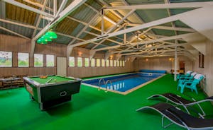 Culmbridge House - What a pool house! It doubles up as a games room (the Dads love it!)