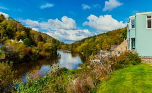 Waterside accommodation for large groups at Wye Rapids House Symonds Yat www.bhhl.co.uk