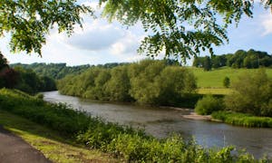 Enjoy relaxing time by the river with in a few minutes walk - River Wye Lodge 12 bedroom self catering accommodation Forest of Dean www.bhhl.co.uk