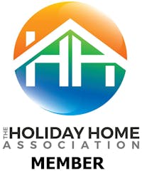 Logo for The Holiday Home Association (HHA) - an association that Salcombe is proudly a member of
