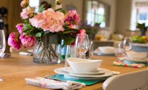Beautiful place settings make for a stylish table!