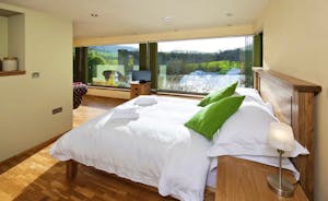 The Benches - Bedroom 6 is in the River View Annexe; there's a small kitchen, an en suite shower room and gorgeous river views