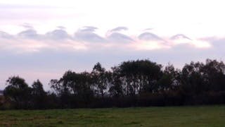 Stratocumulus fluctus clouds at Bodfan, Anglesey