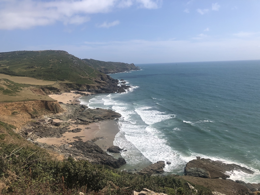 Stunning view of the Devon coast