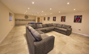 Quantock Barns - Get comfy in the Games Room to watch the latest big match or an action packed movie