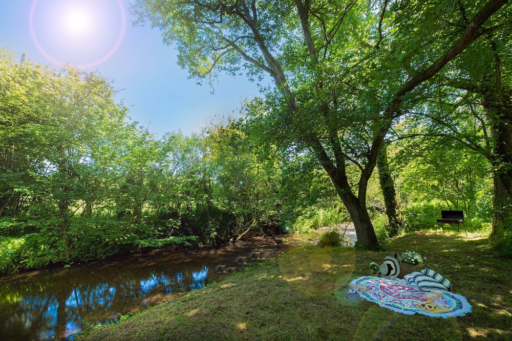 Riverside picnic area