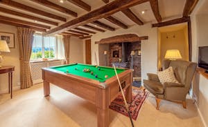 Lower Leigh - Relax over a game of snooker before dinner