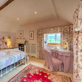 Lower Leigh - The Victorian bedroom is full of traditional country charm Lower Leigh - The Victorian bedroom is full of traditional country charm
