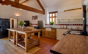 Dustings - A well equipped farmhouse kitchen - all geared up for cooking for large groups