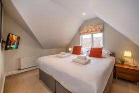 Cockercombe - Bedroom 5; all rooms have zip and link beds (super king or twin)