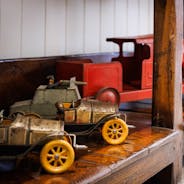 Hall detail - vintage cars