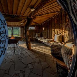 Croftview - Charlotte's Web is an enchanting rustic hut that seats up to 30 Croftview - Charlotte's Web is an enchanting rustic hut that seats up to 30