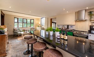 Luntley Court: Plenty of room to gather together in the kitchen