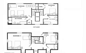 High Cloud Farm Floor Plan Large self  catering accommodation Monmouthsire www.bbhl.co.uk 
