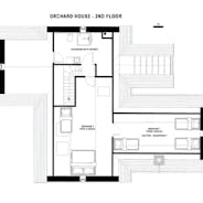 Orchard House 2nd Floor Plan 10 bedroom sleeps 24 self catering accommodation Monmouthshire www.bhhl.co.uk