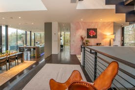 The Glass House - Interiors are sophisticated and high-end throughout