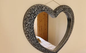 Mirror in bedroom