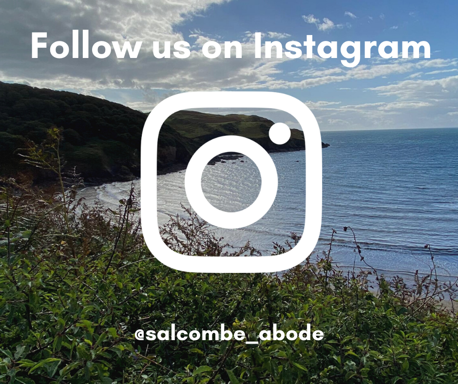 Instagram promotion poster for @salcombe_abode