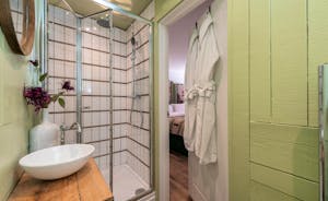 Tickety-Boo - Modern-rustic styling in the shower room for Bedroom 1