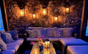 The best spot for cocktails under candlelight
