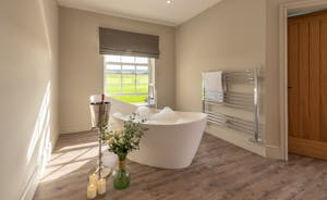 Inwood Farmhouse - Bedroom 5 (Sky Lane): relax in the tub, enjoy the views