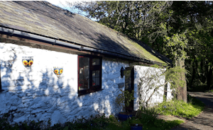 Ballawyllin Farm Cottage's front door